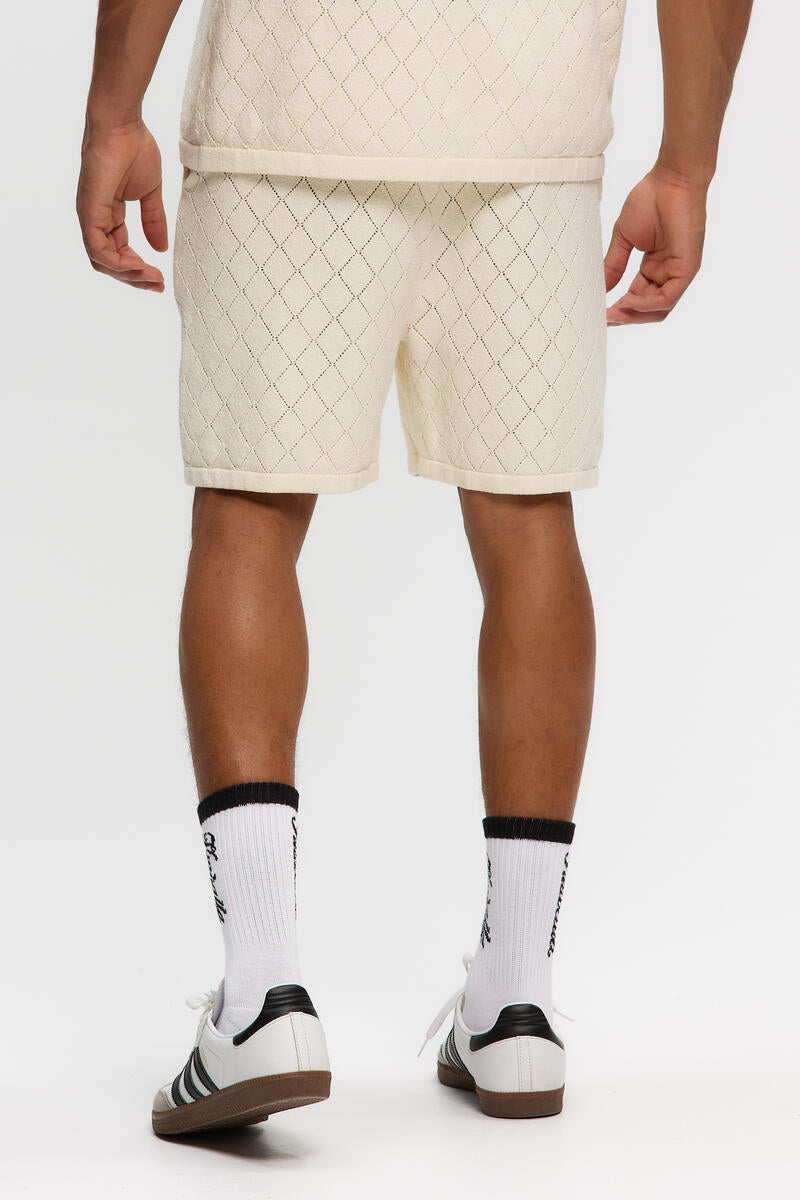 Knitted Shorts (Cream)