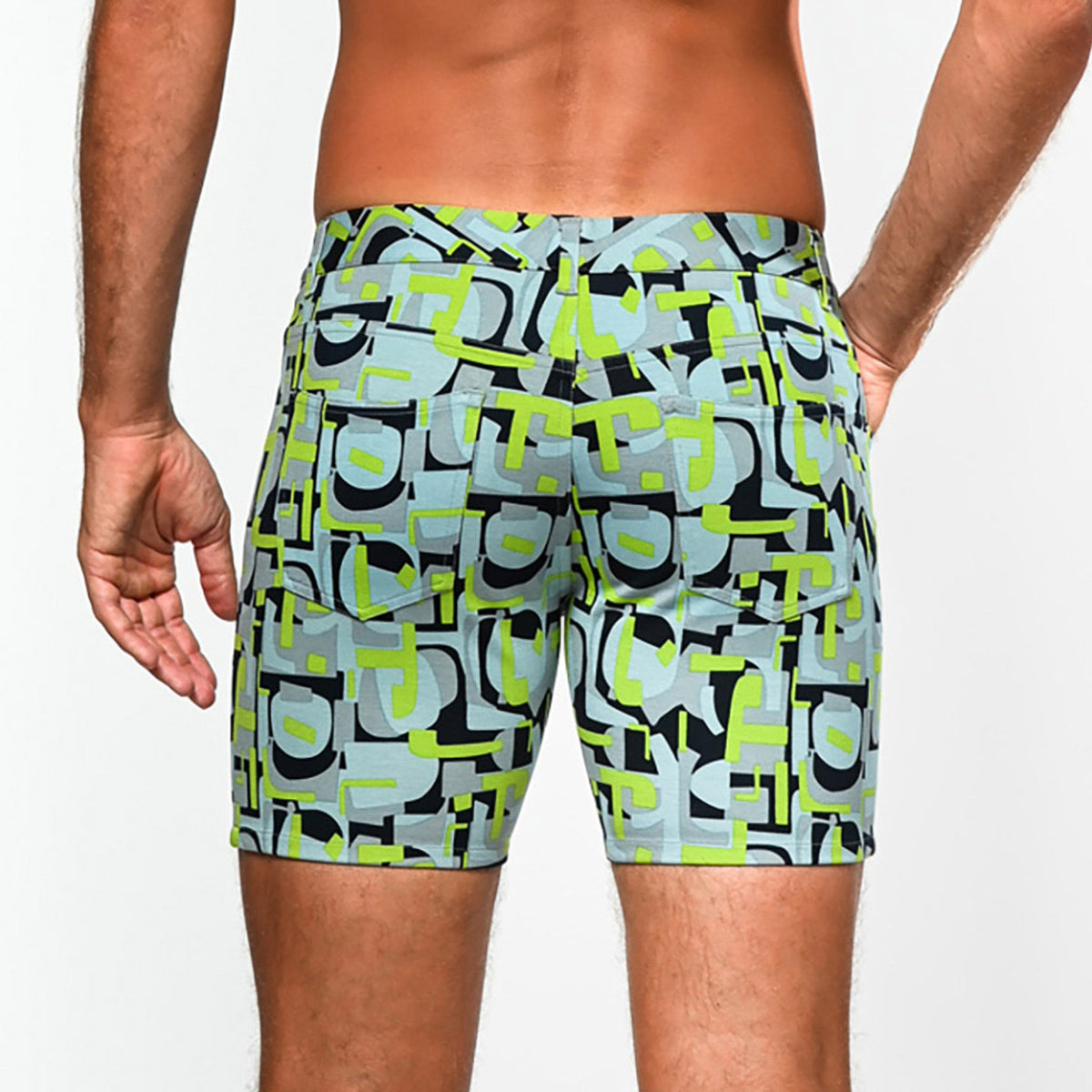 Limited Edition Pear Sky Pop Art Shorts