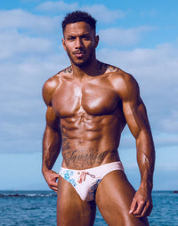 Tahiti Peach Swim Brief (V20)