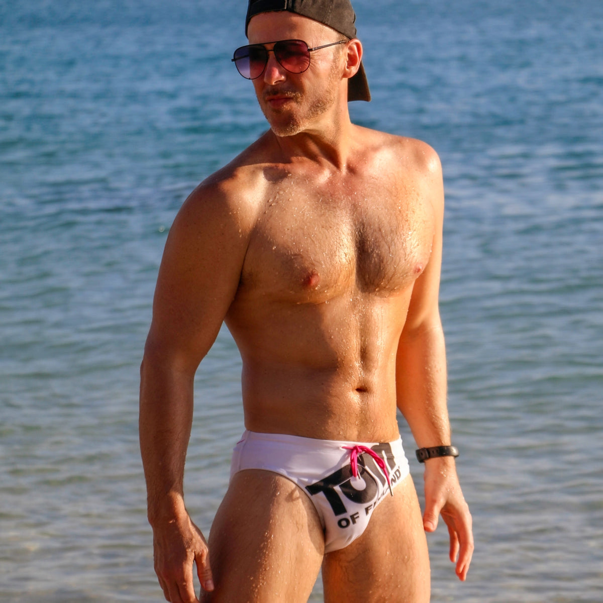 Tom of Finland Swim Brief (White)