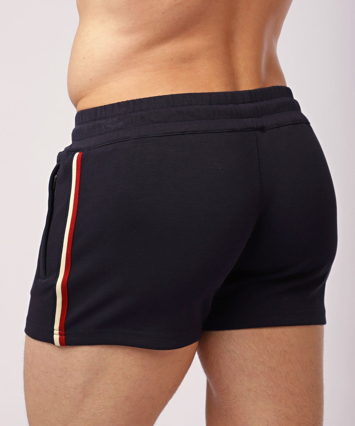 3.5" Retro Knit Gym Shorts (Navy)