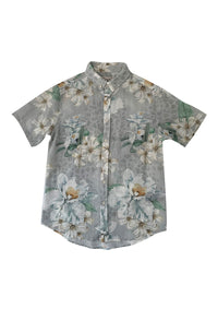 Slate Lily & Orchid Silk Blend Shirt