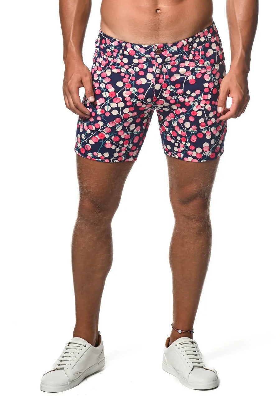 Limited Edition Navy/Blush Blossoms Shorts