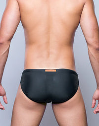 Midnight Grey Core Swim Brief (V10)