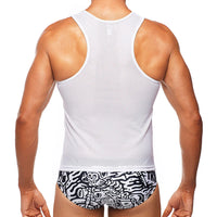 Montenegro Mesh Tank (White)