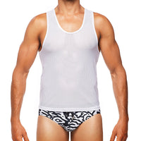 Montenegro Mesh Tank (White)