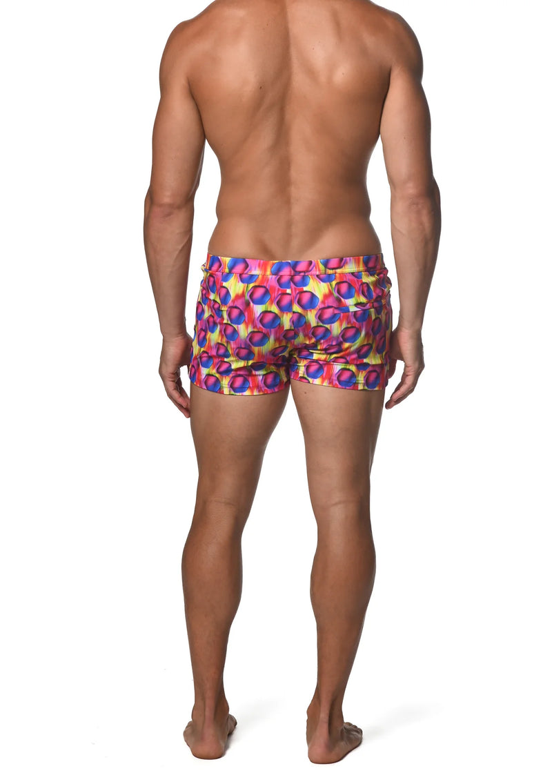 Coast Swim Shorts (Fuchsia Hex)
