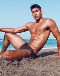 Midnight Grey Core Swim Brief (V10)