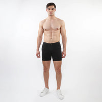 5" Jacquard Stretch Knit Short (Black Parquet)