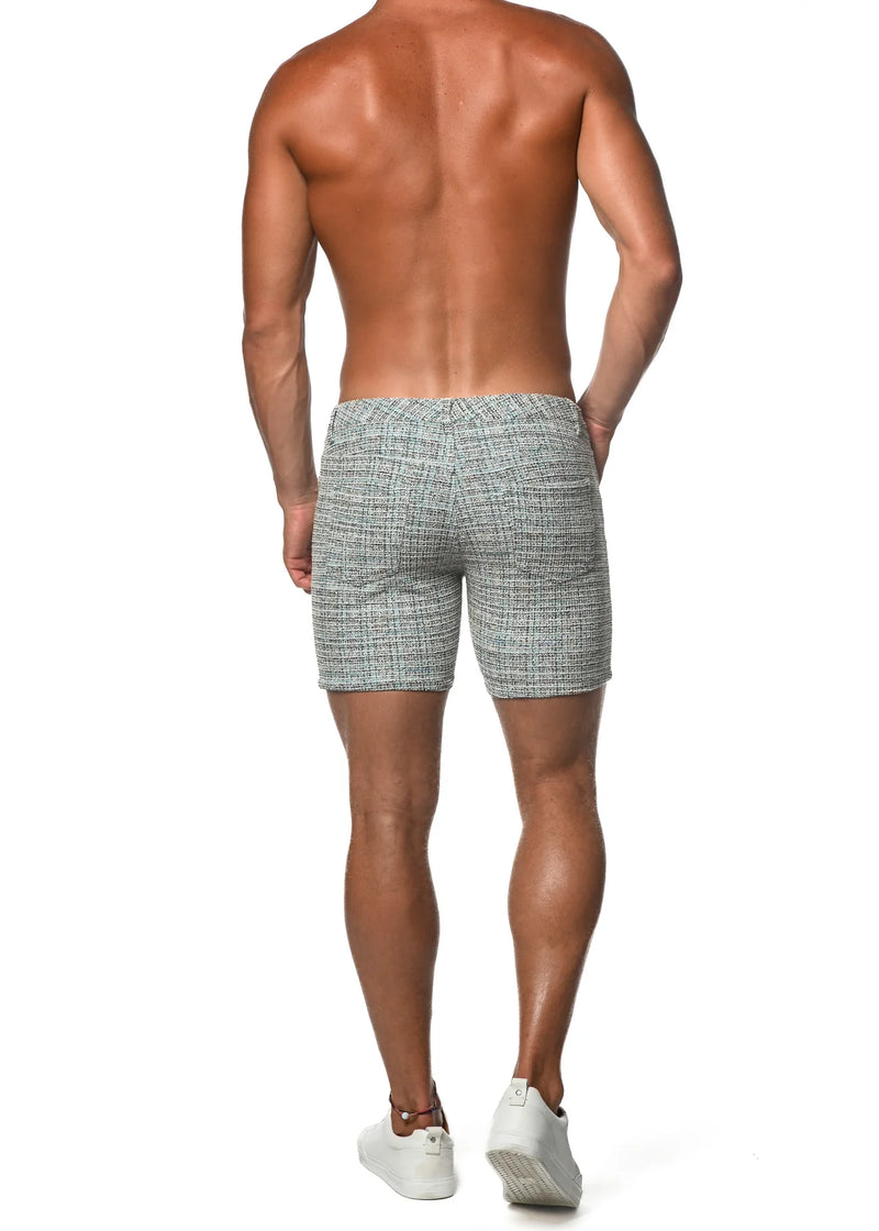 Limited Edition Mint Tweed Shorts