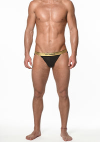 Stretch Bamboo Jock (Black)