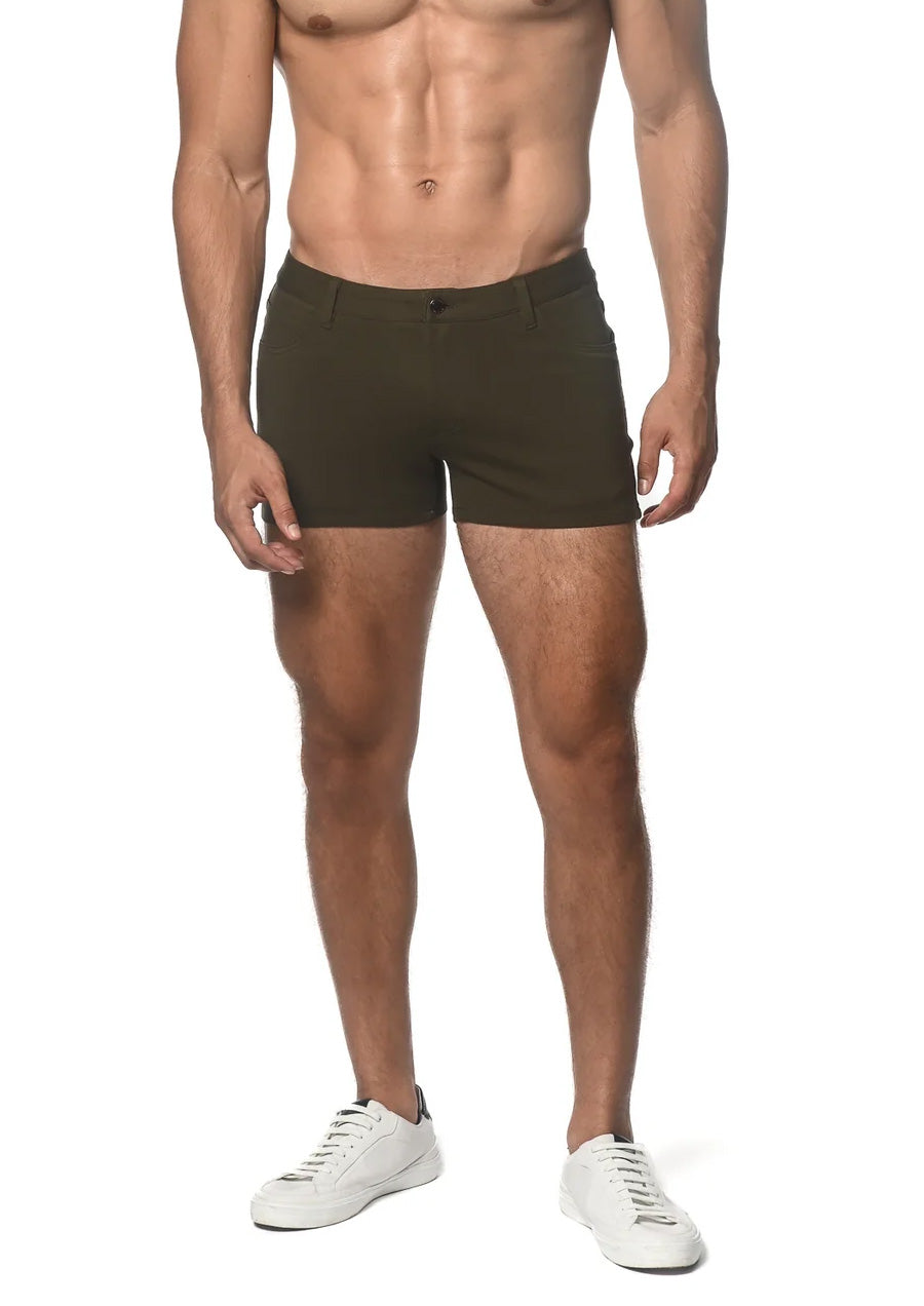 Stretch Knit Jean Short 3" Inseam (Hemlock)