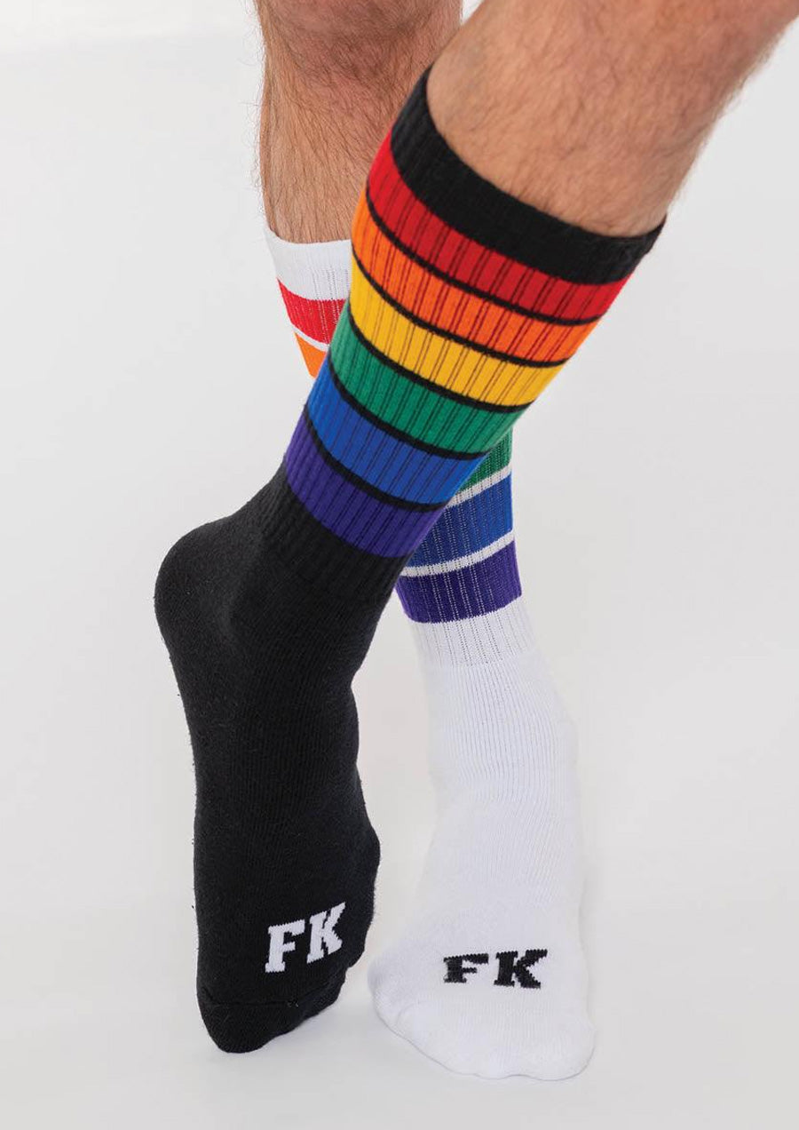 Rainbow High Calf Sock