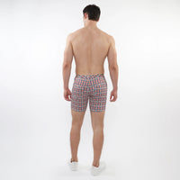 5" Printed Stretch Knit Short (Rust Marine Tiles)