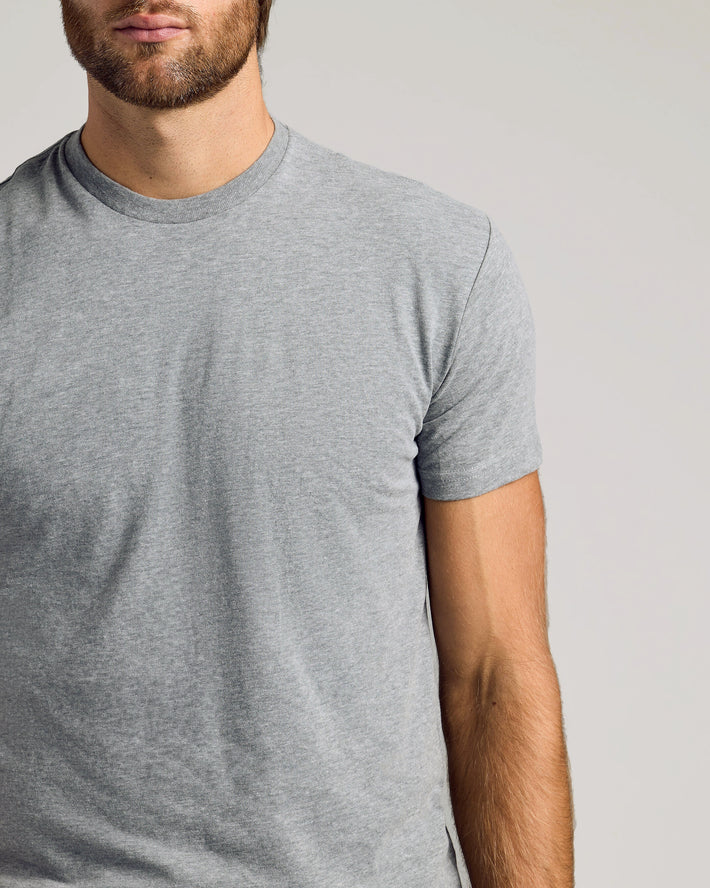 Short Sleeve Crew T-Shirt (Heather Grey)