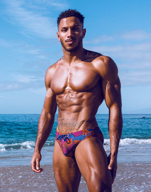 Navy Stallion Swim Brief (V10)