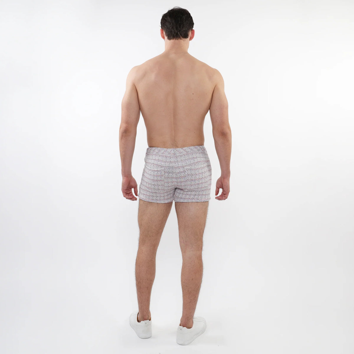 3" Stretch Jacquard Shorts (Lilac Tweed)