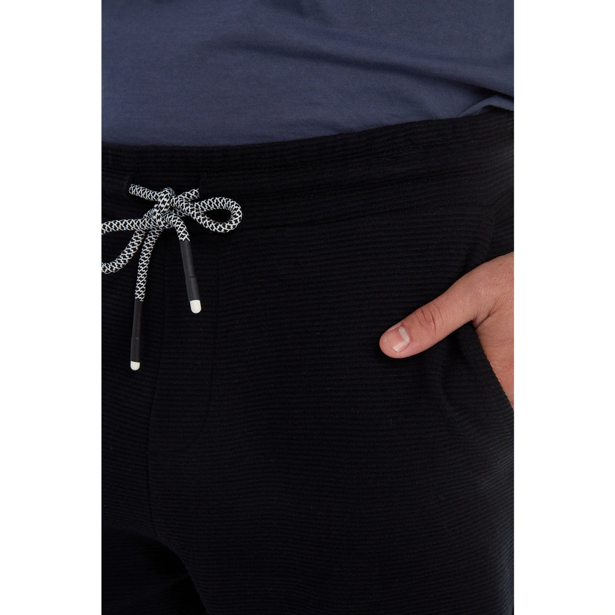 Bo Ottoman Elastic Waist Short (Black)