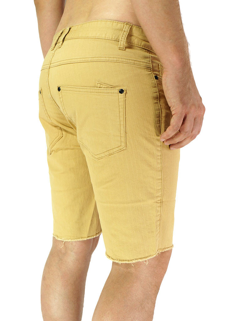 Cut off store khaki shorts mens