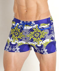 Coast Swim Shorts (Cobalt Baroque)
