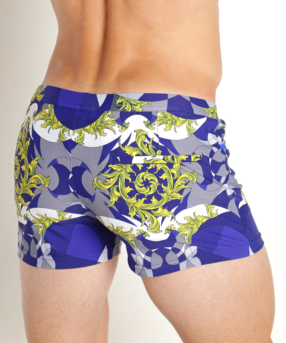 Coast Swim Shorts (Cobalt Baroque)