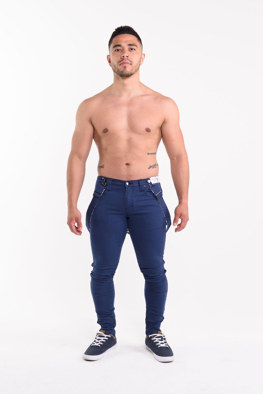 Nero Strapped Denim (Midnight Blue)