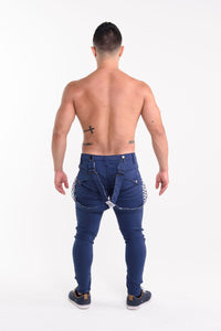 Nero Strapped Denim (Midnight Blue)
