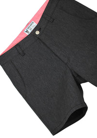 Trouser Cut Shorts 4" Inseam (Millennium Grey Twill)
