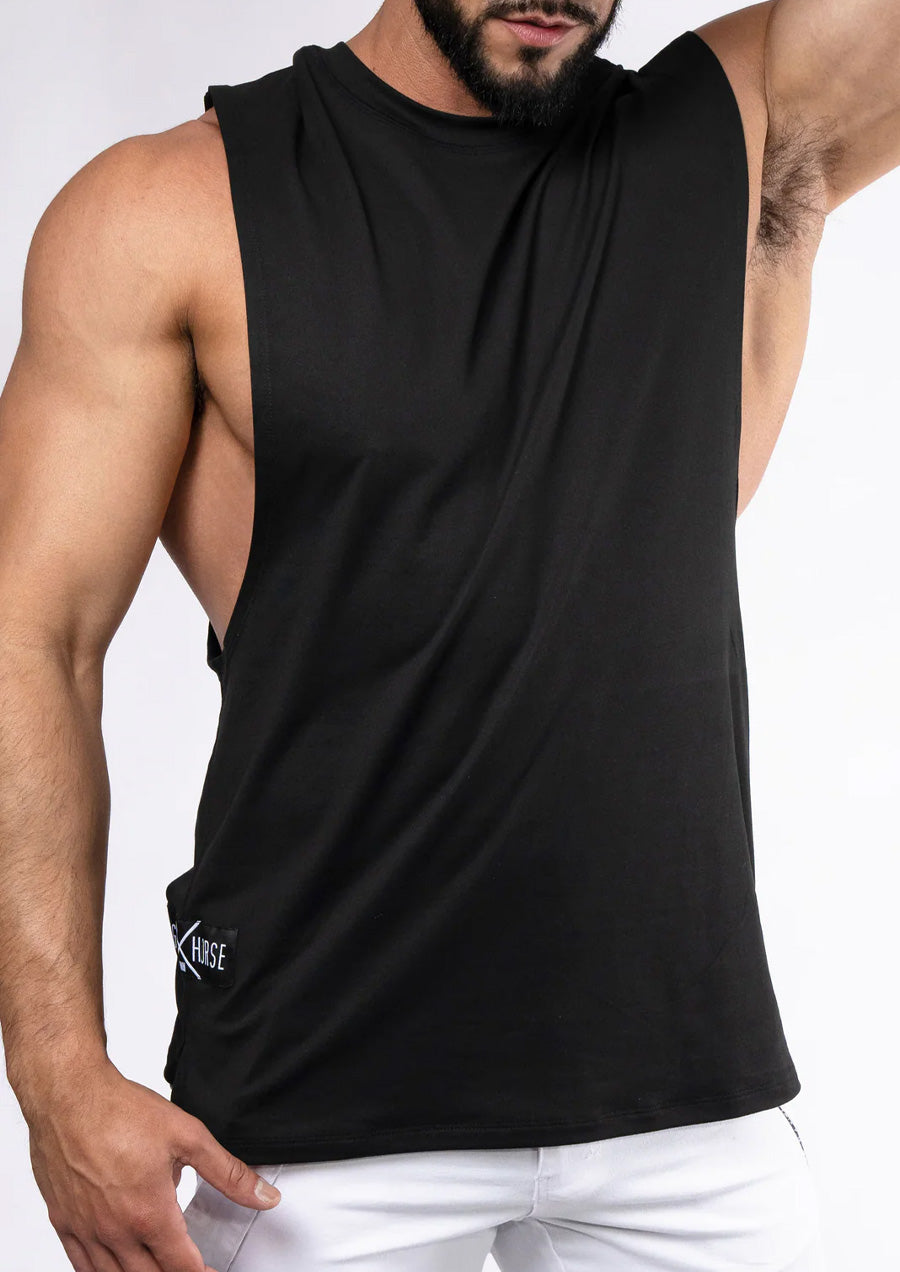 Kings Sleeveless Top (Black)