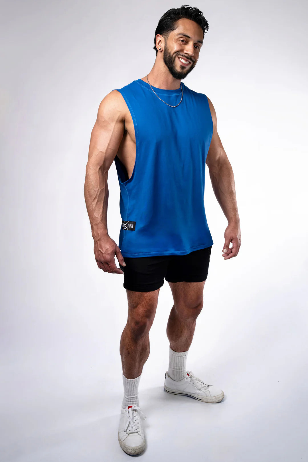 Kings Sleeveless Top (Blue)