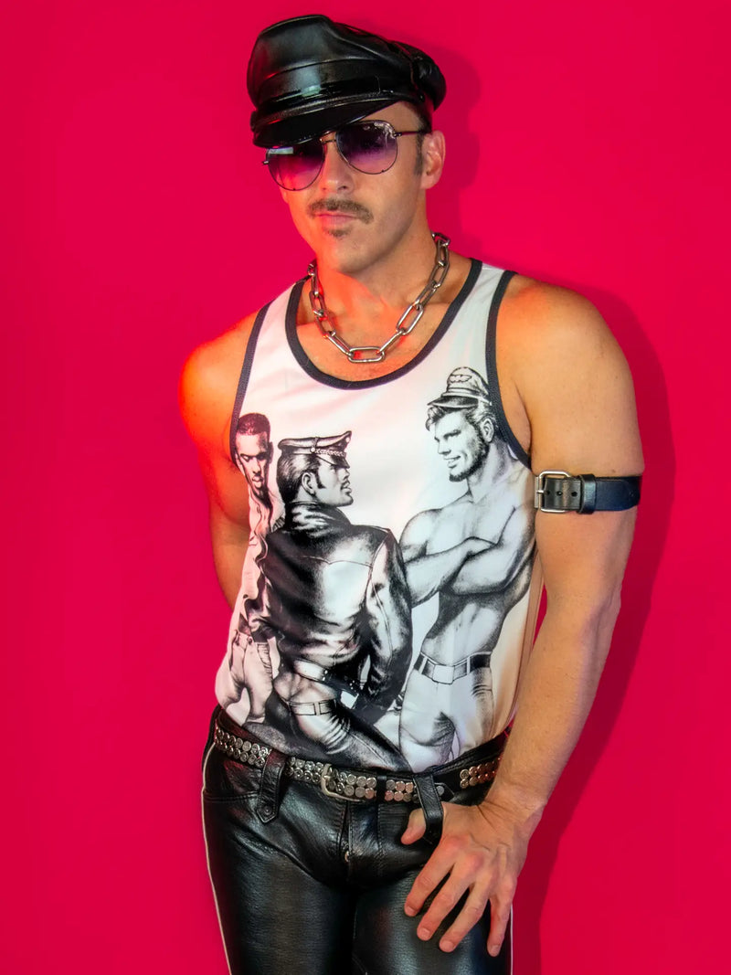 Tom of Finland Mesh Tank Top — "Tom 73 — Classic"
