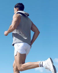 Sleeveless Hoodie (Grey)