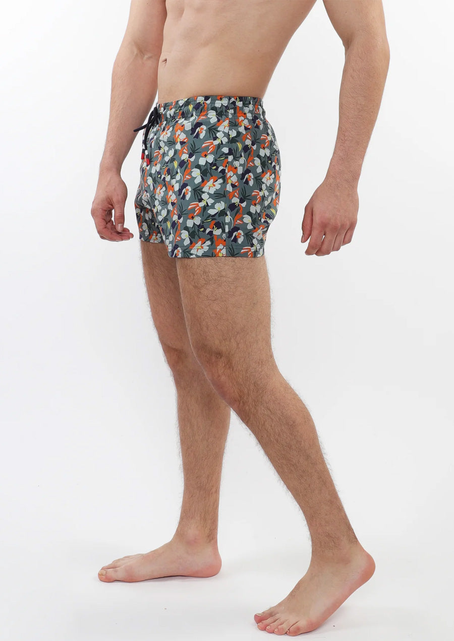 Classic Printed Swim Shorts (Sprout Floral)