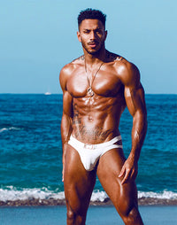 BLK Label No. 4 Swim Brief (Ivory)