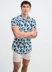 Performance Short Sleeved Shirt (Mirage/Cobalt)