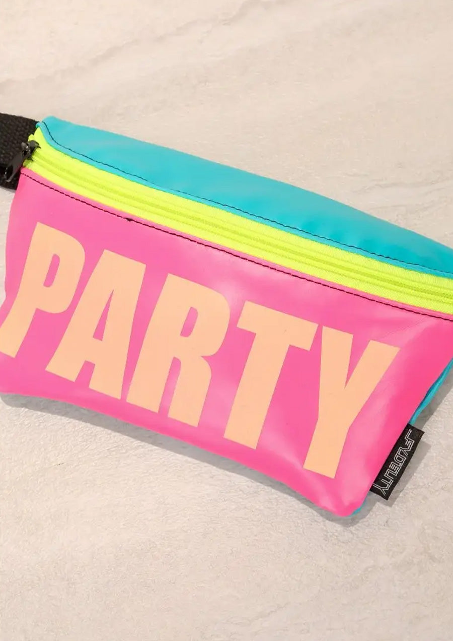 Fanny Pack Small Ultra-Slim (Glow in the Dark Party)