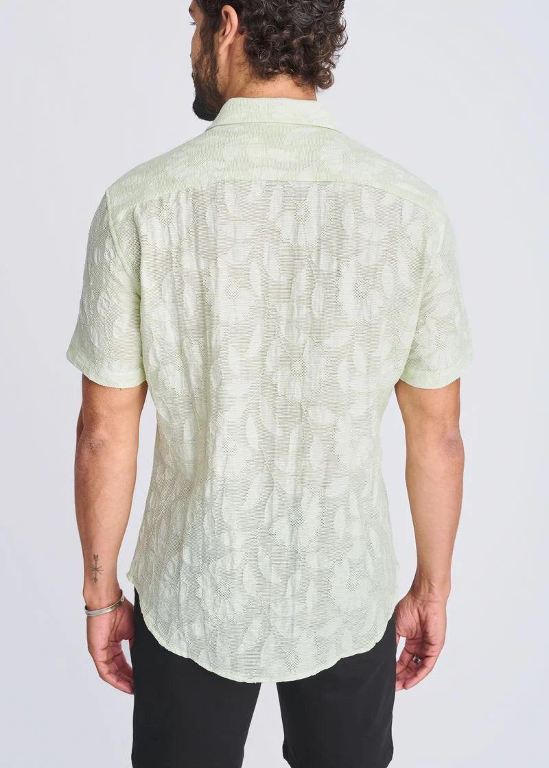 Lightweight Jacquard Shirt (Cool Mint)
