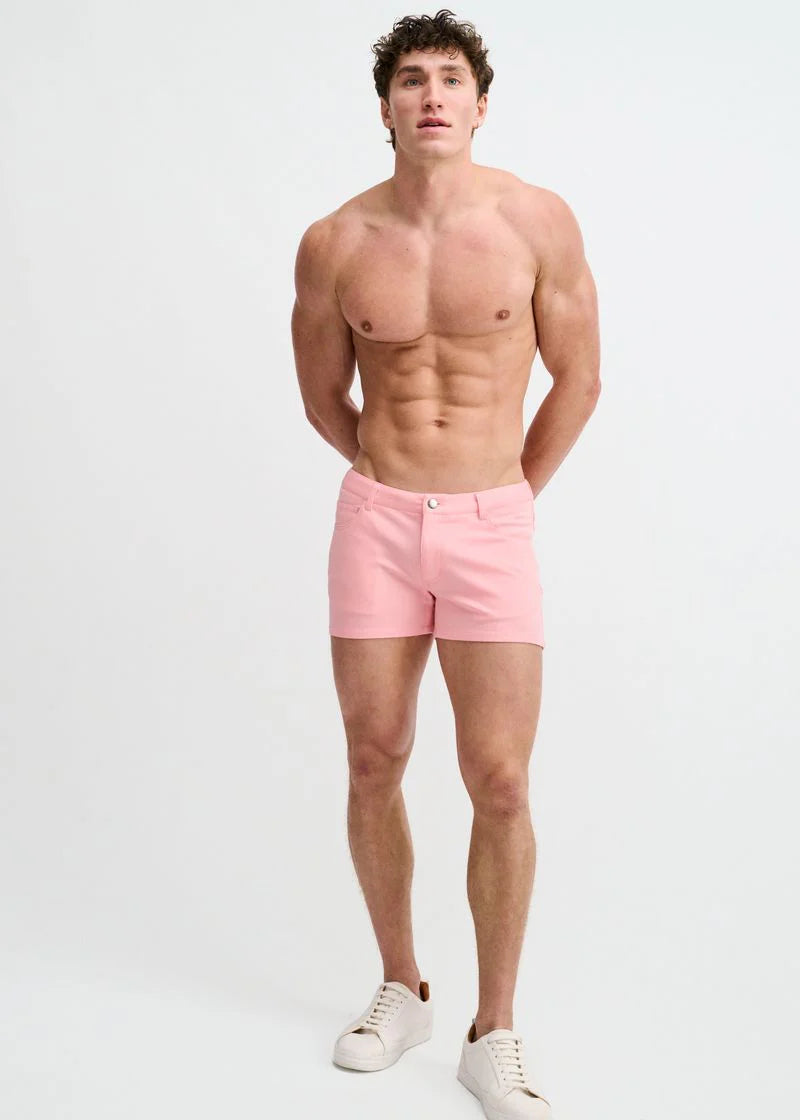 3" Stretch Knit Shorts (Petal)