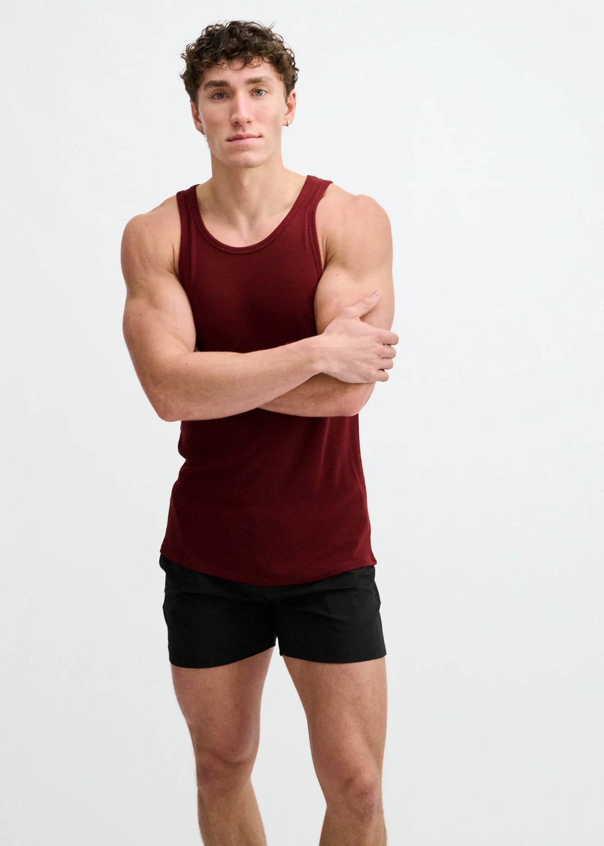 Stretch Rib Modal Tank (Jam)