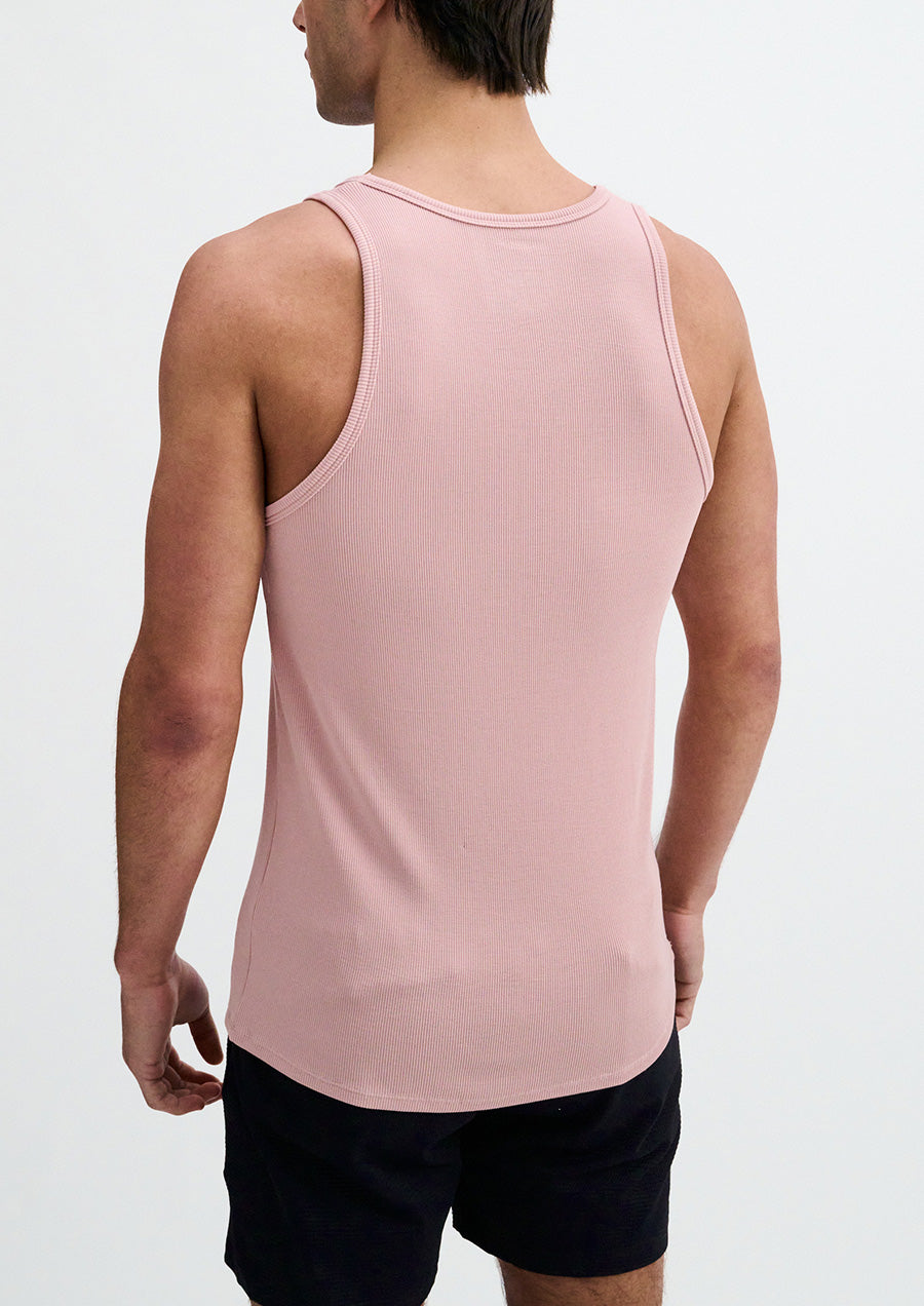 Stretch Rib Modal Tank (Mauve)