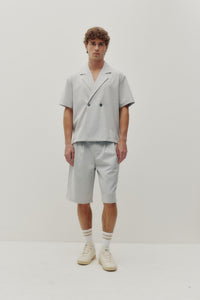 Breasted Shirt (Light Grey)