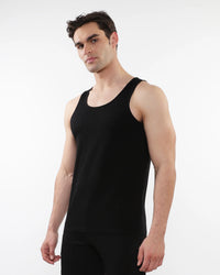 Triangle Laser Cut Tank (Black)