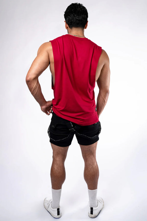 Kings Sleeveless Top (Maroon)