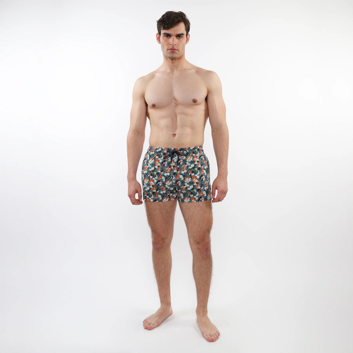 Classic Printed Swim Shorts (Sprout Floral)