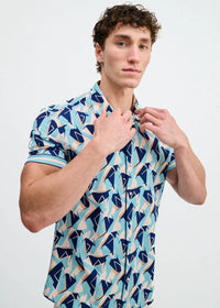 Performance Short Sleeved Shirt (Mirage/Cobalt)