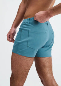 3" Stretch Knit Shorts (Coastal)