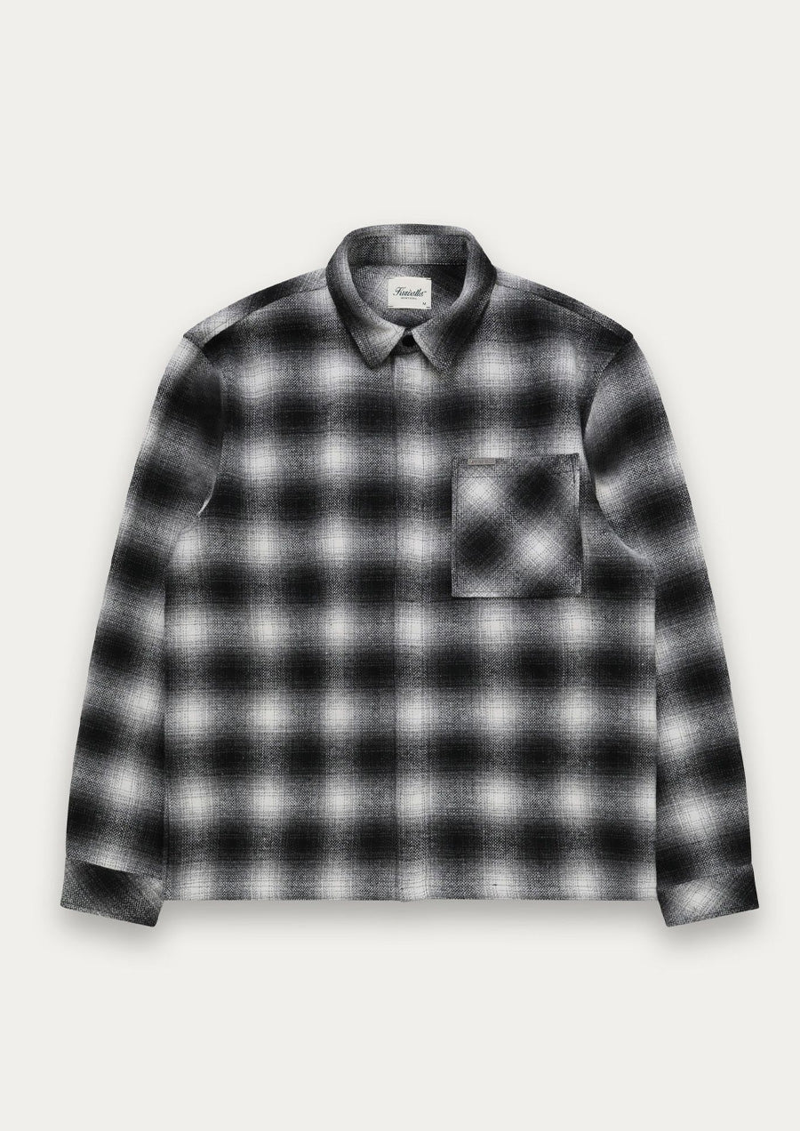 Plaid Pocket Shirt (Black)