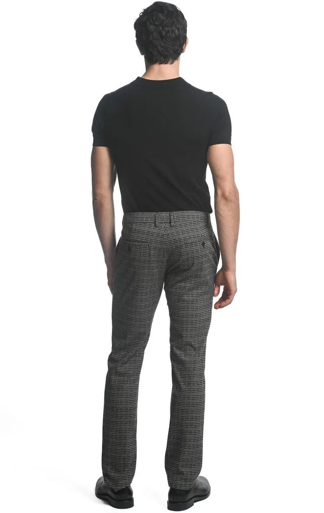 Glenn Plaid Knit Tailored Pants (Navy Khaki)