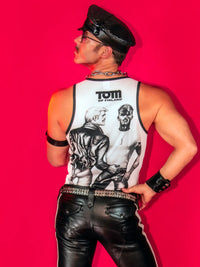 Tom of Finland Mesh Tank Top — "Tom 73 — Classic"