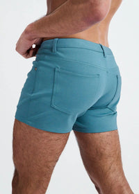 3" Stretch Knit Shorts (Coastal)